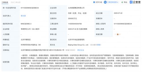 北京數據集團正式揭牌成立，為數據處理服務注入新動力