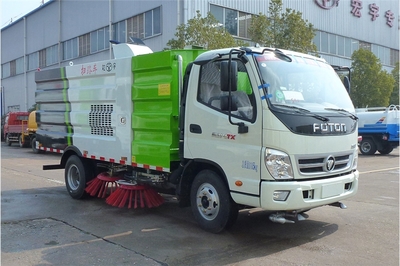 城市清潔的堅實后盾——福田奧鈴掃路車與防撞緩沖車的創新應用